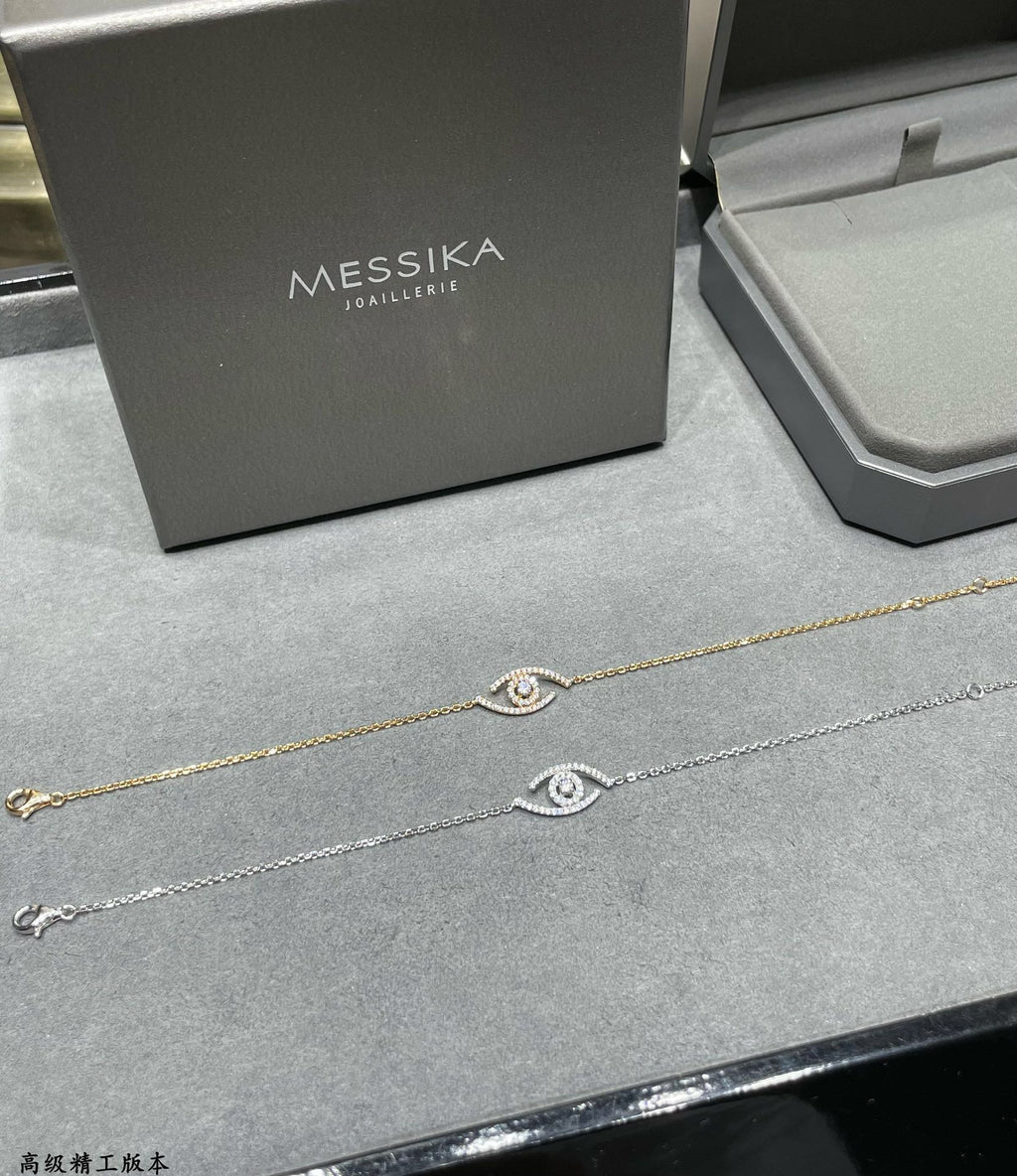 [Dream] Lucky-Eye-Armband mit Pavé-Diamanten