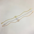 [Dream] Lucky-Eye-Armband mit Pavé-Diamanten
