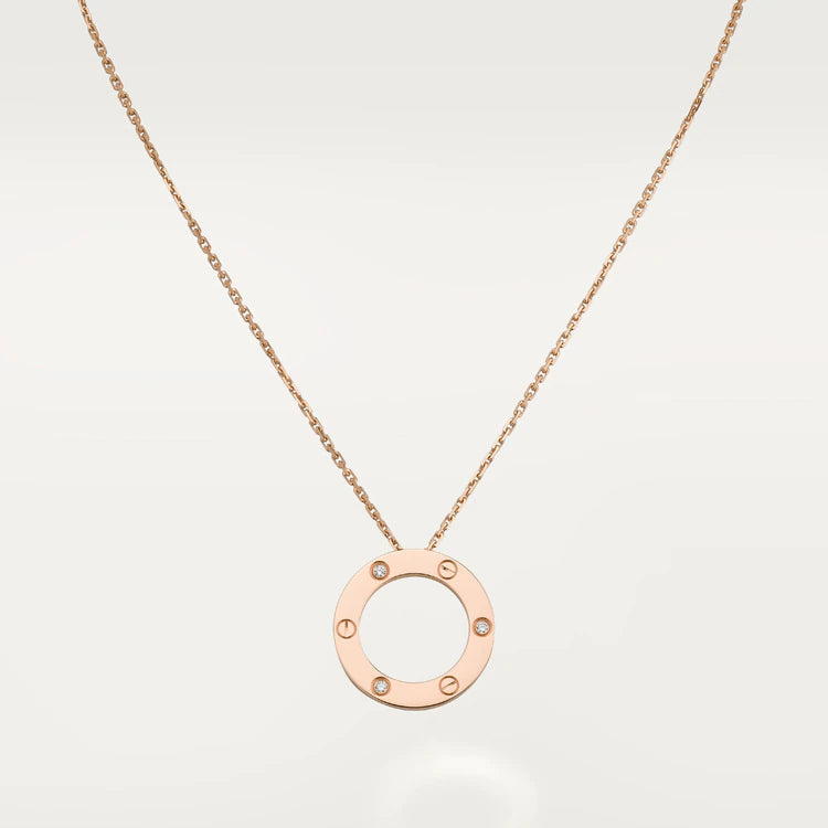 Dream LOVE HALSKETTE 16MM 3 DIAMANTEN