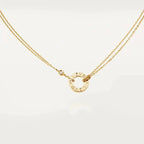 Dream LOVE NECKLACE 16MM 2 DIAMONDS