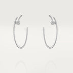 Dream JUSTE EARRINGS FULL DIAMONDS 1.8MM