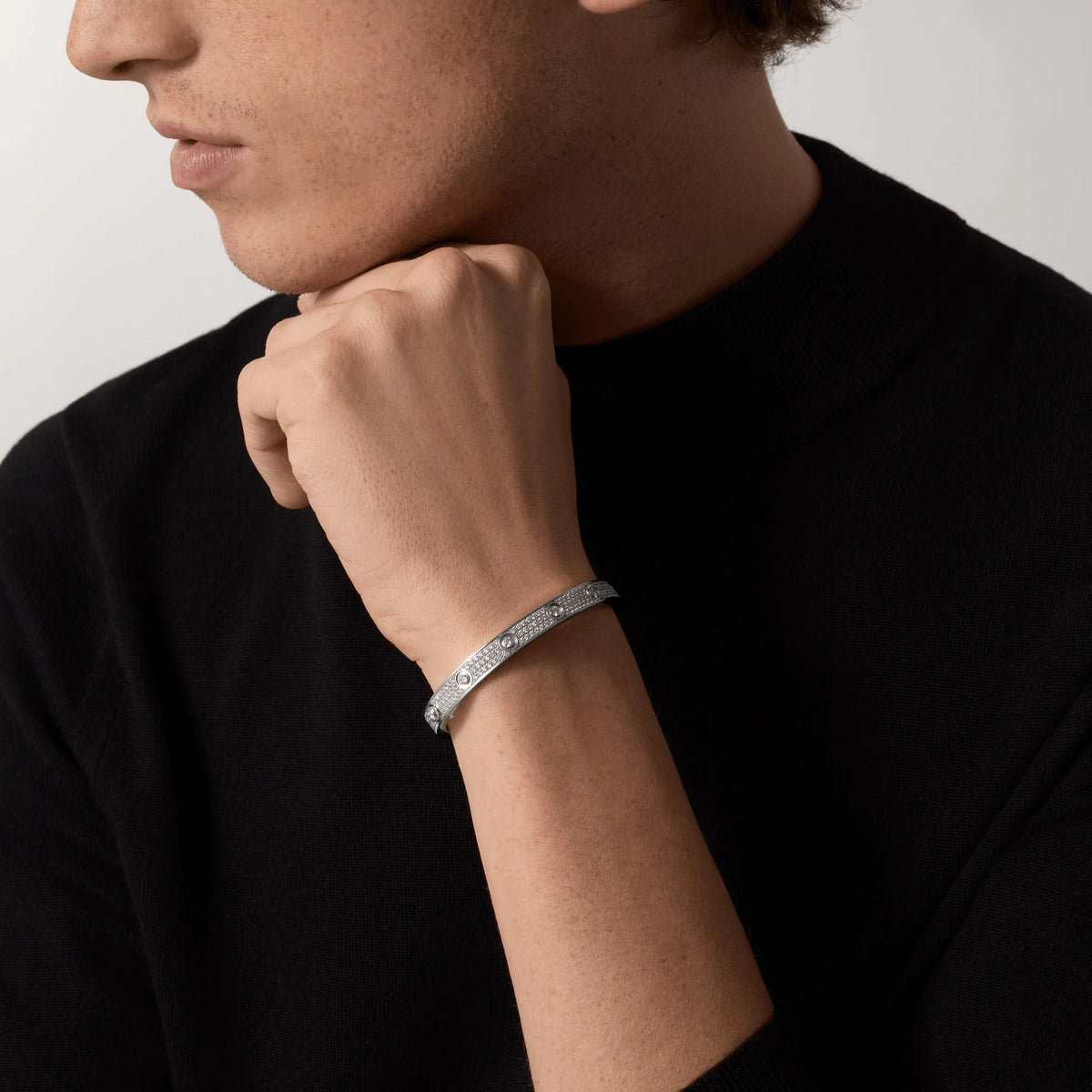 Dream LOVE BRACELET 6.1MM DIAMOND-PAVED 10 BIG DIAMONDS