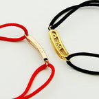 [Dream]Messika Care(s) Armband mit rosa Kordel und Pavé-Besatz