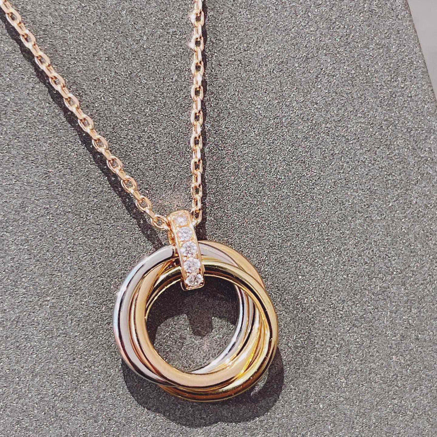 Dream TRINITY NECKLACE GOLD  DIAMONDS