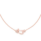 Dream FORCE 10 PINK GOLD DIAMOND NECKLACE