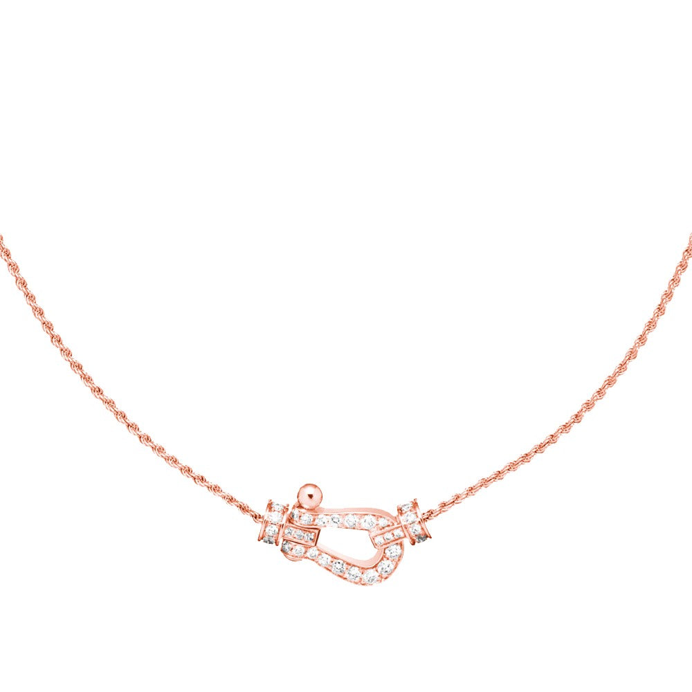 Dream FORCE 10 PINK GOLD DIAMOND NECKLACE