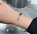 [Dream]Move Noa Rose Gold Pavé Diamond Bangle Bracelet