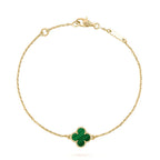 Dream CLOVER ARMBAND MALACHIT 1 MOTIV
