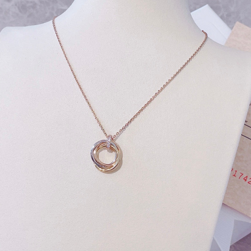Dream TRINITY NECKLACE GOLD  DIAMONDS