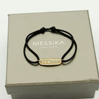 [Dream]Messika Care(s) Armband mit rosa Kordel und Pavé-Besatz