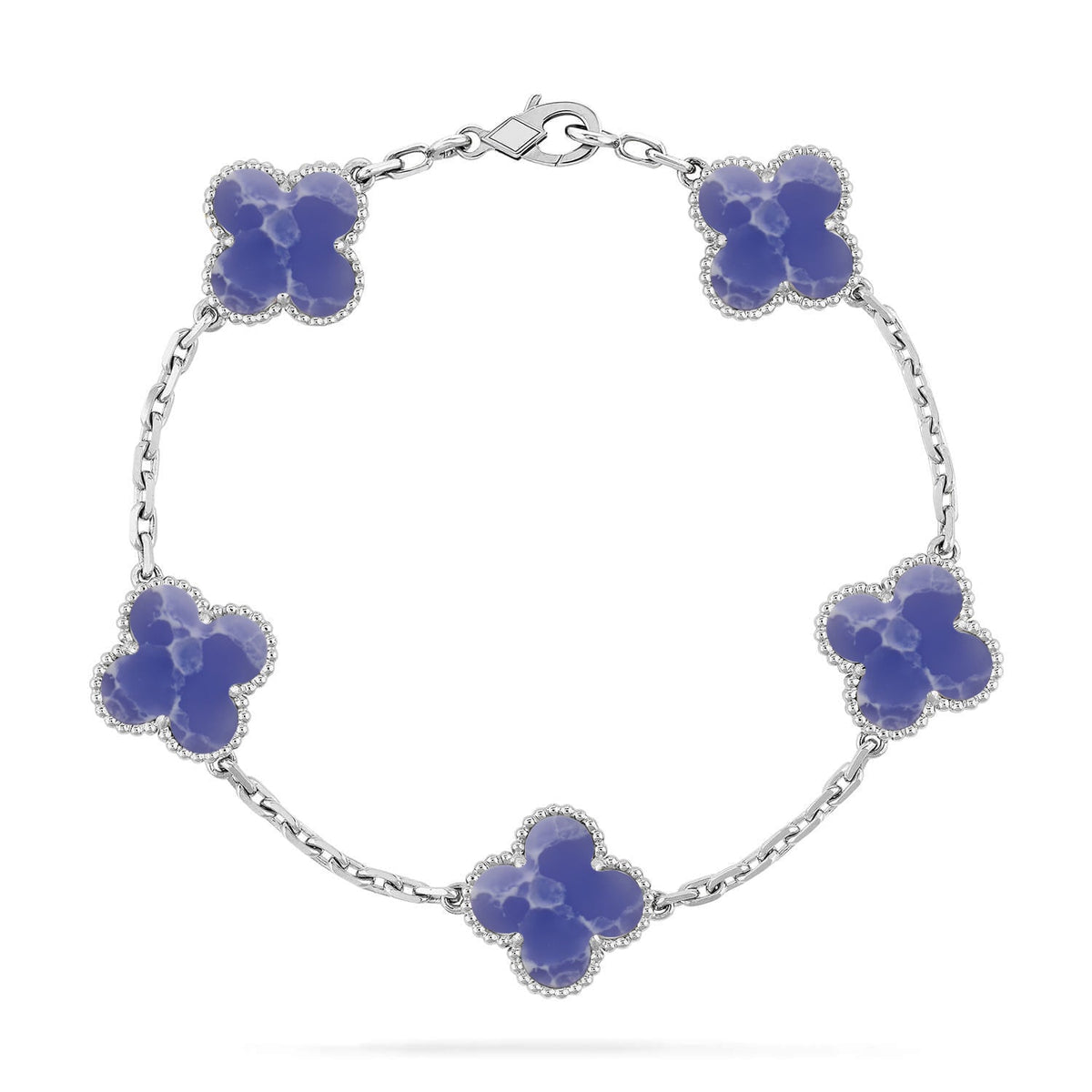 [Dream ]New CLOVER 5 MOTIF BLUE VEINS BRACELET COLLECTION