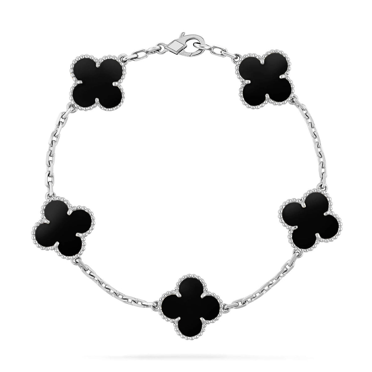 [Dream ]New CLOVER 5 MOTIF ONYXS BRACELET COLLECTION