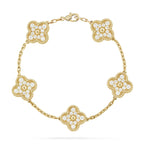 [Dream ] Neue CLOVER 5 MOTIV VOLLDIAMANT-ARMBANDKOLLEKTION