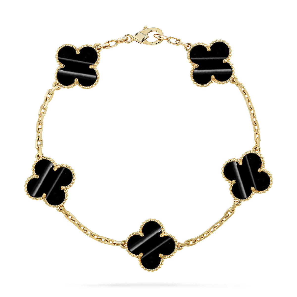 [Dream ]New  CLOVER 5 MOTIF PULSAR STONE BRACELET COLLECTION