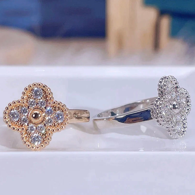 Traum Kleeblatt Diamantring