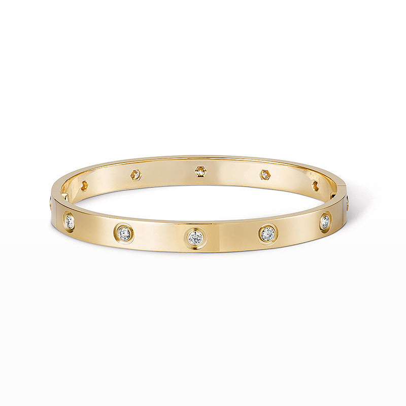 Dream LOVE ARMBAND 6,1 MM 10 DIAMANTEN