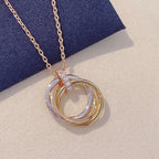 Dream TRINITY NECKLACE GOLD  DIAMONDS