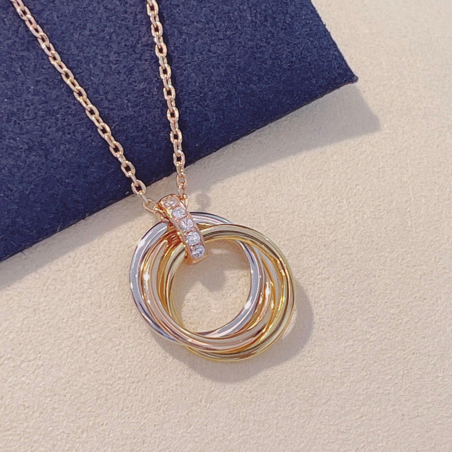 Dream TRINITY NECKLACE GOLD  DIAMONDS