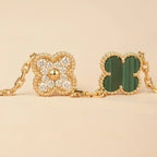 [Dream ]Neue CLOVER 5 MOTIV MALACHIT ARMBAND KOLLEKTION