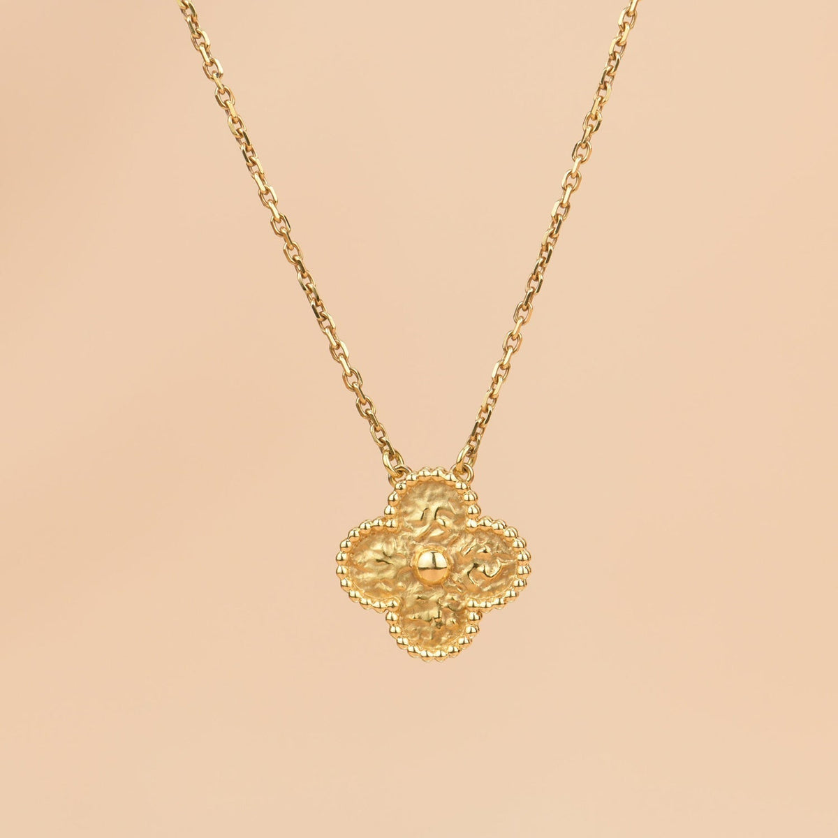 Dream CLOVER 15MM  BRONZING NECKLACE