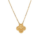 Dream CLOVER 15MM  BRONZING NECKLACE