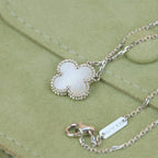 Dream CLOVER  15MM WHITE MOTHER-OF-PEARL SILVER