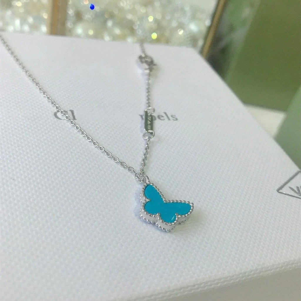 Dream BUTTERFLY TURQUOISE BUTTERFLY BRACELET SILVER