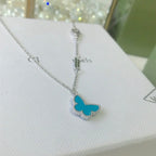 Dream BUTTERFLY TURQUOISE BUTTERFLY BRACELET SILVER