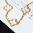 [Traum ]Neues CLOVER 5 MOTIF ARMBAND AUS BERGKRISTALL