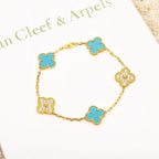 [Dream ]NEUE CLOVER 5-MOTIV TÜRKIS-ARMBAND-KOLLEKTION
