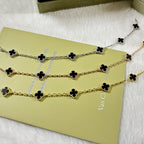 [Dream ]CLOVER 6 MOTIF  ONYXS BRACELET