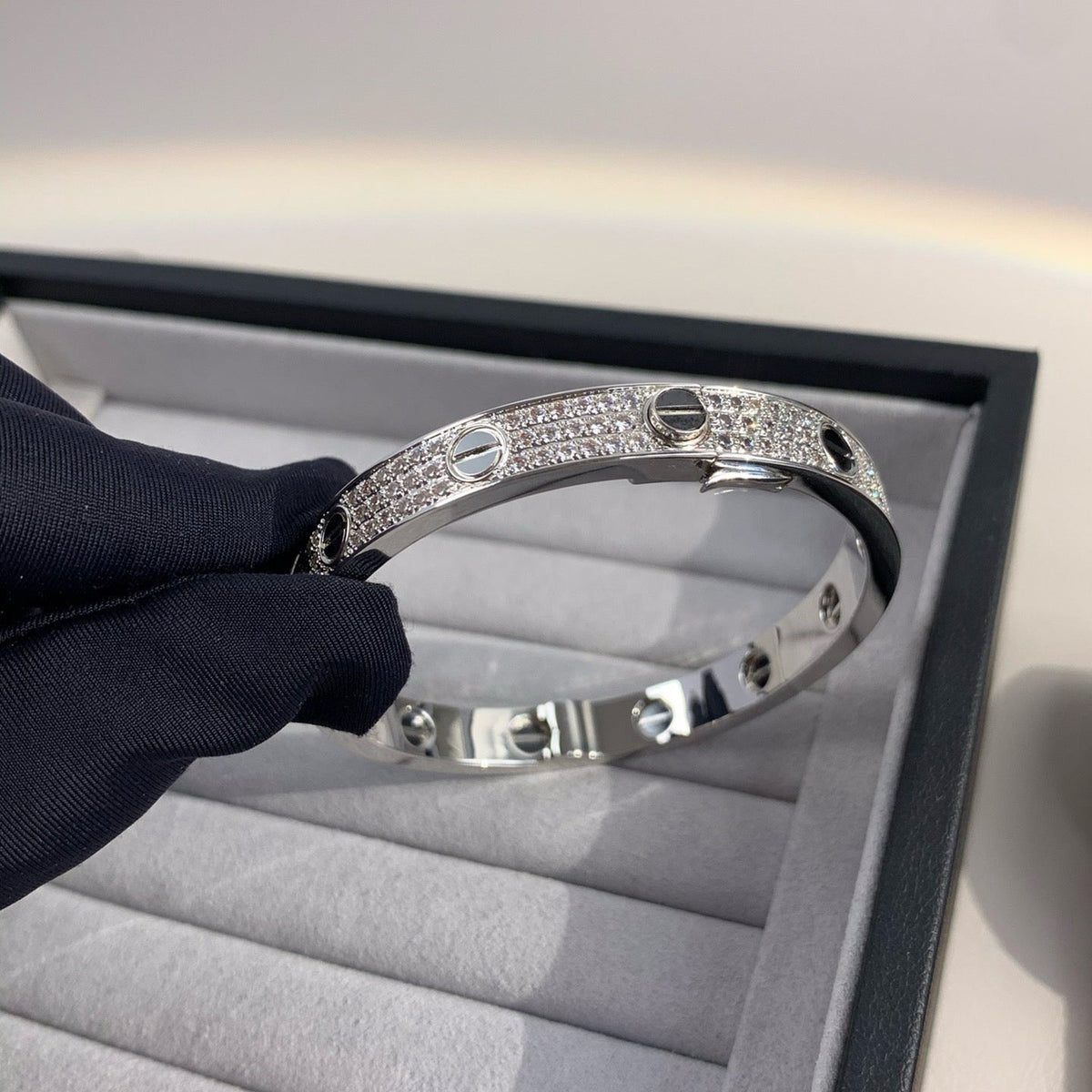 Dream LOVE BRACELET 6.1MM DIAMOND-PAVED CERAMIC