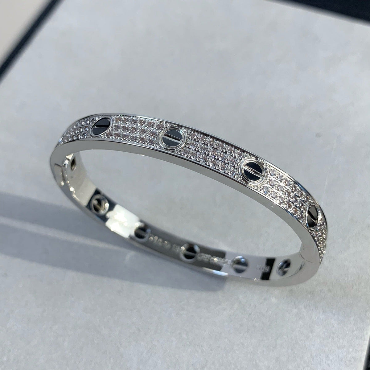 Dream LOVE ARMBAND 6,1 MM KERAMIK MIT DIAMANTBESATZ