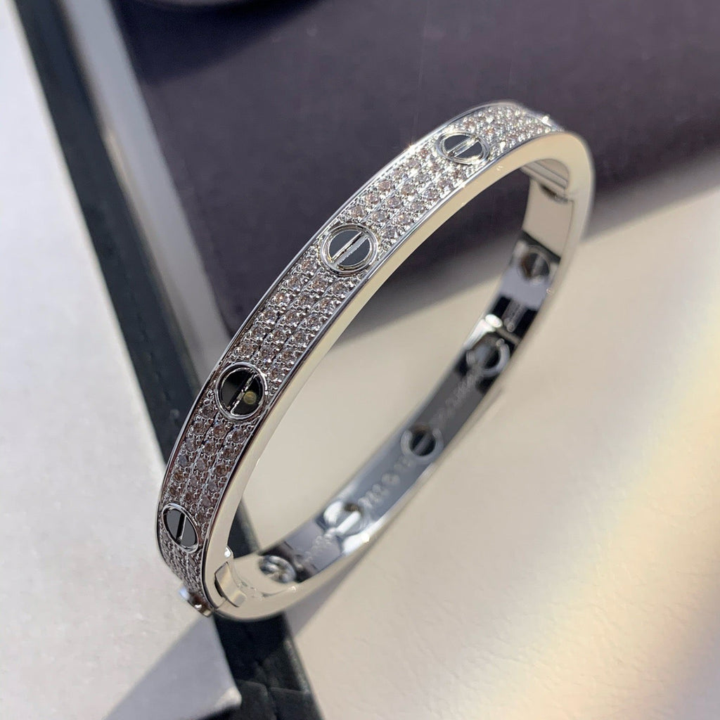 Dream LOVE ARMBAND 6,1 MM KERAMIK MIT DIAMANTBESATZ