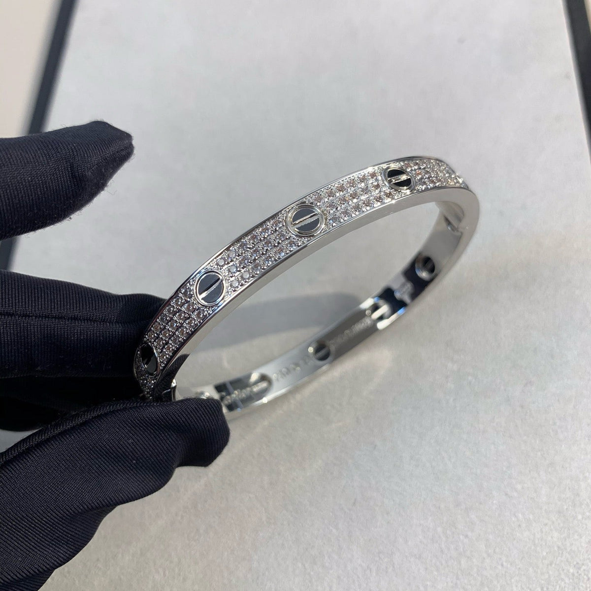 Dream LOVE ARMBAND 6,1 MM KERAMIK MIT DIAMANTBESATZ