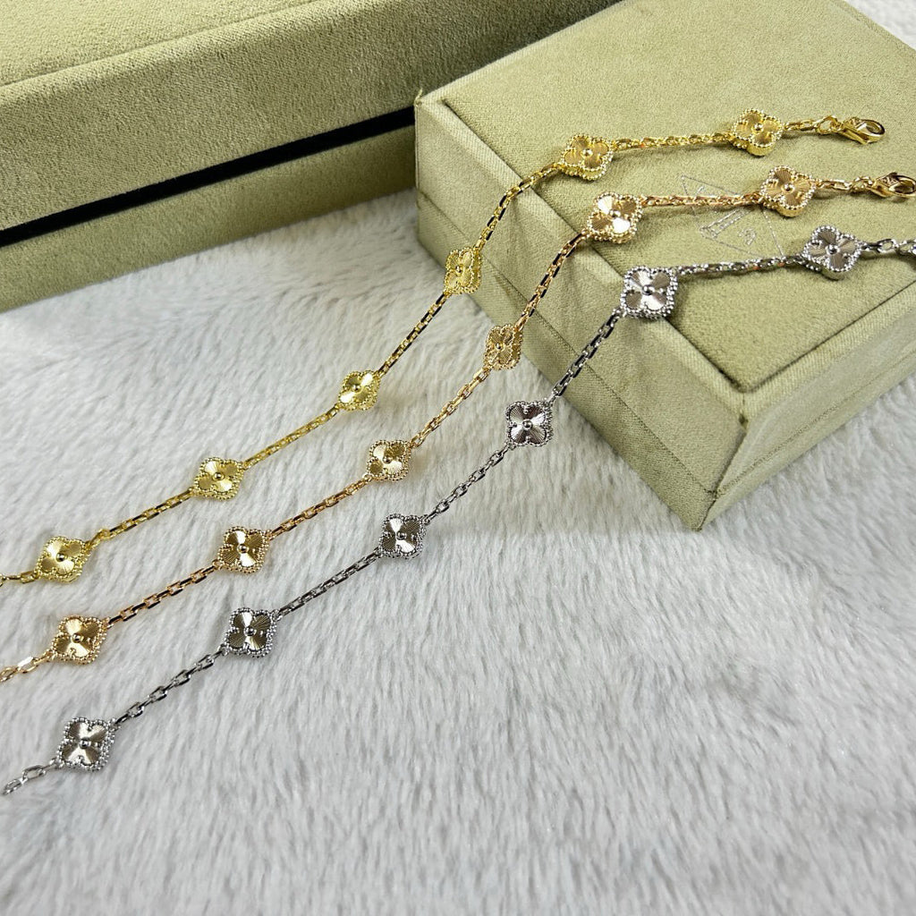 [Dream ]New CLOVER 6 MOTIF DIAMOND BRACELET