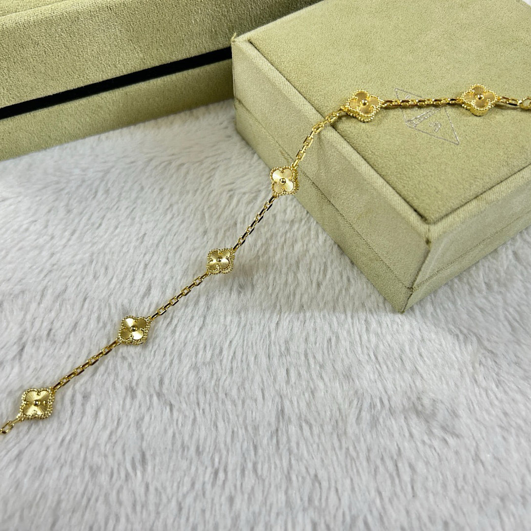 [Dream ]New CLOVER 6 MOTIF DIAMOND BRACELET