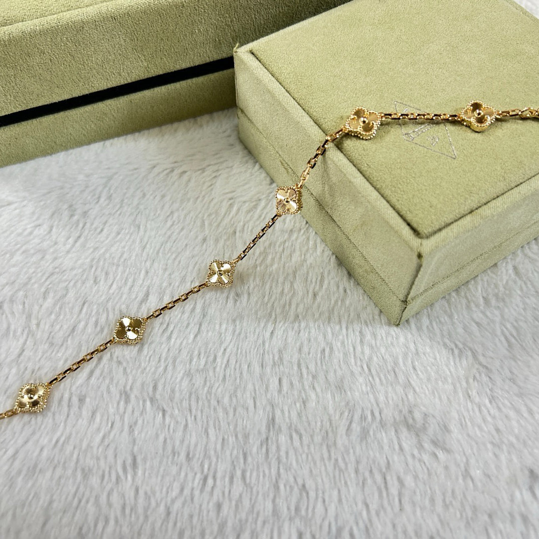 [Dream ]New CLOVER 6 MOTIF DIAMOND BRACELET