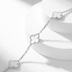 Dream CLOVER 10-MOTIV-HALSKETTE AUS WEISSEM PERLMUTT