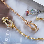 Dream FORCE LARGE HORSESHOE CLASP  METAL BRACELET