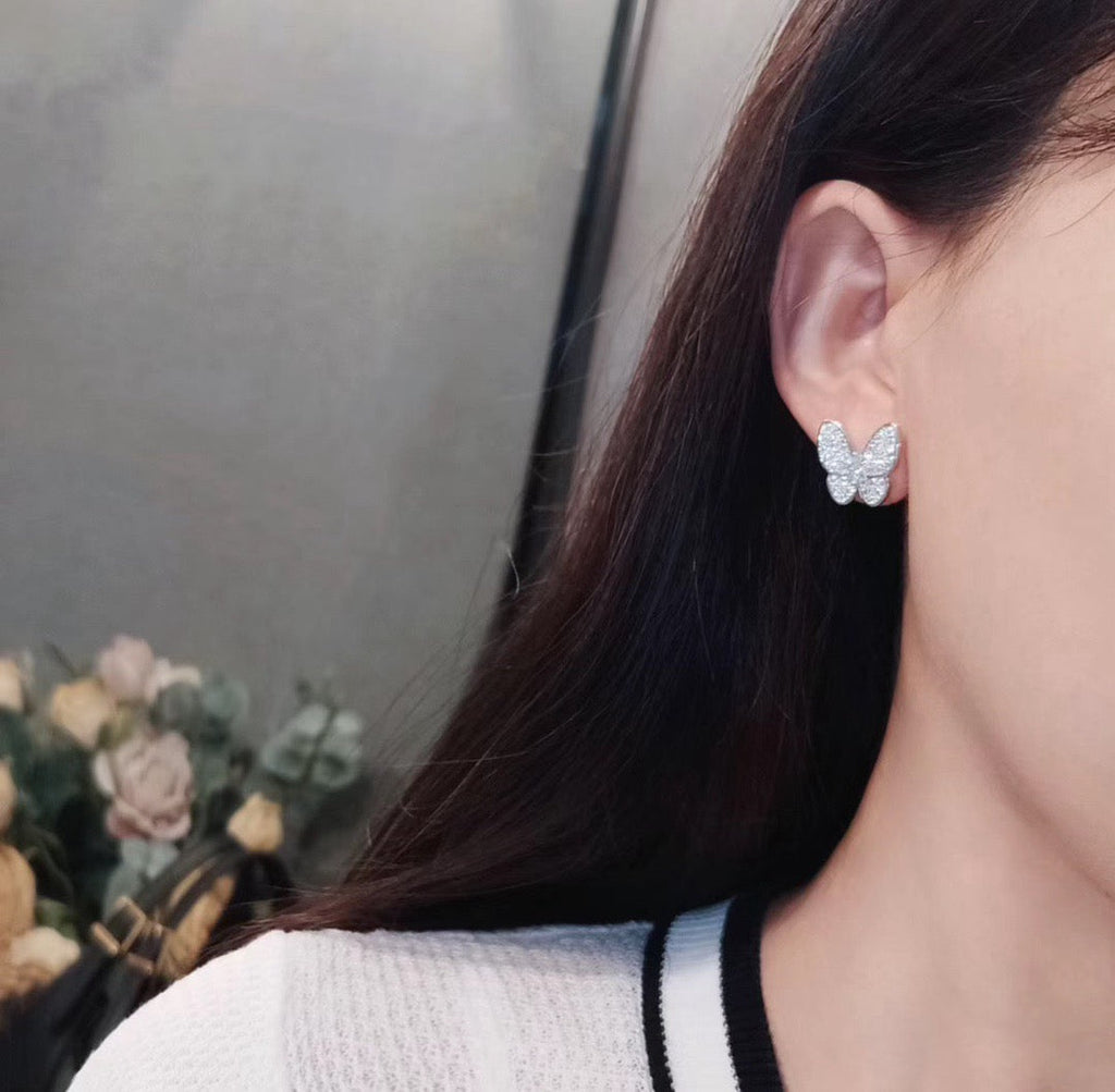 Dream BUTTERFLY ALL DIAMOND EARRINGS