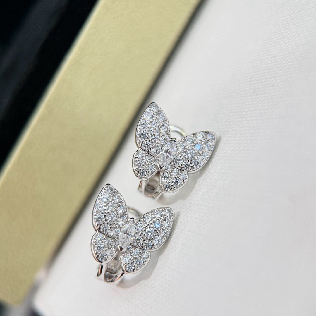 Dream BUTTERFLY ALL DIAMOND EARRINGS