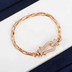 Dream FORCE LARGE HORSESHOE CLASP  METAL BRACELET