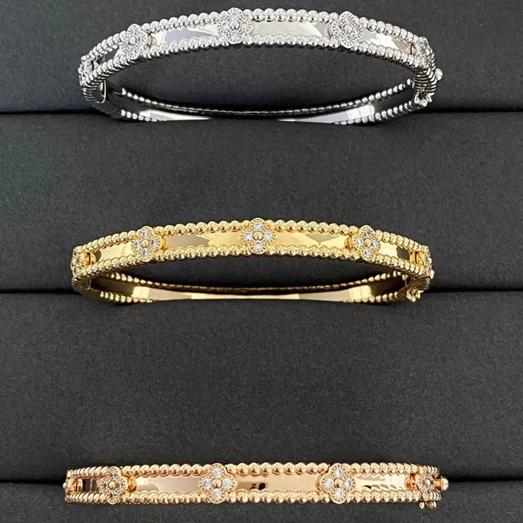 Dream CLOVER BRACELET 4MM DIAMONDS