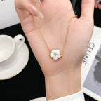 Dream LUCKY WHITE MOP PLUM BLOSSOM  BRACELET