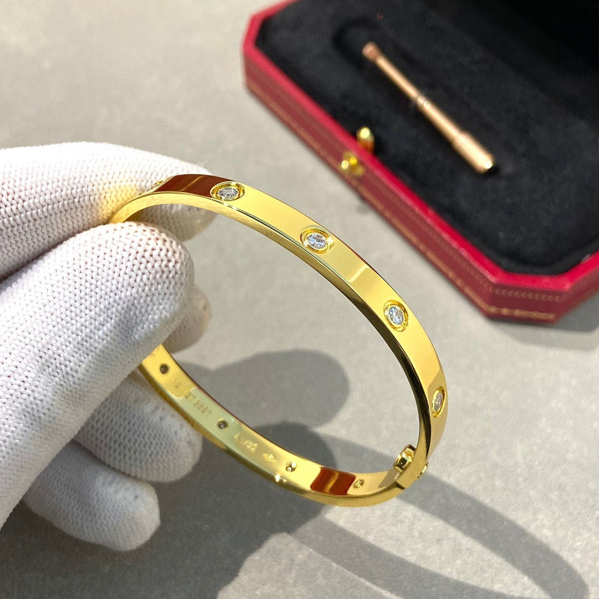 Dream LOVE BRACELET 6.1MM 10 DIAMONDS