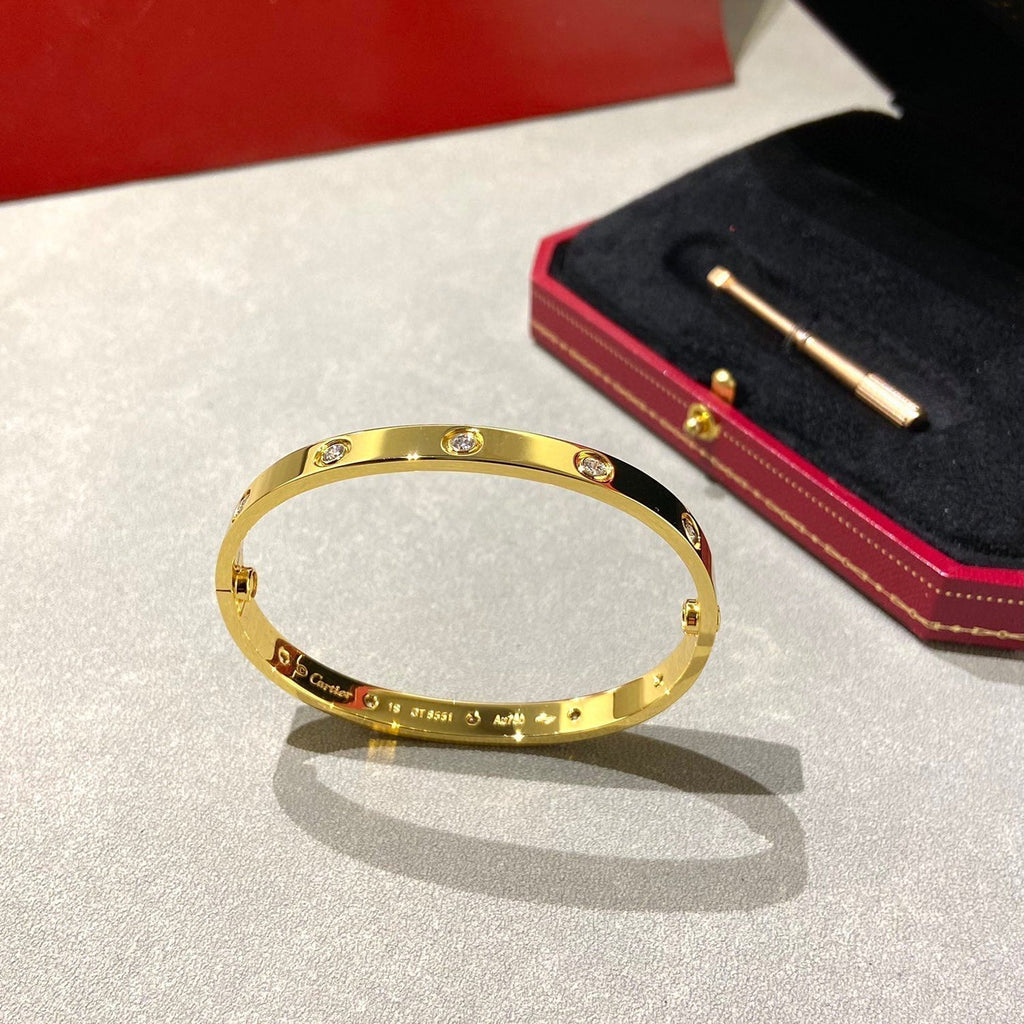 Dream LOVE ARMBAND 6,1 MM 10 DIAMANTEN