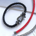 Dream FORCE LARGE SERIES HORSESHOE BLACK SAMURAI BRACELET