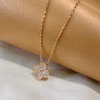 Dream CLOVER 15MM DIAMANT-EINZELBLÜTEN-HALSKETTE