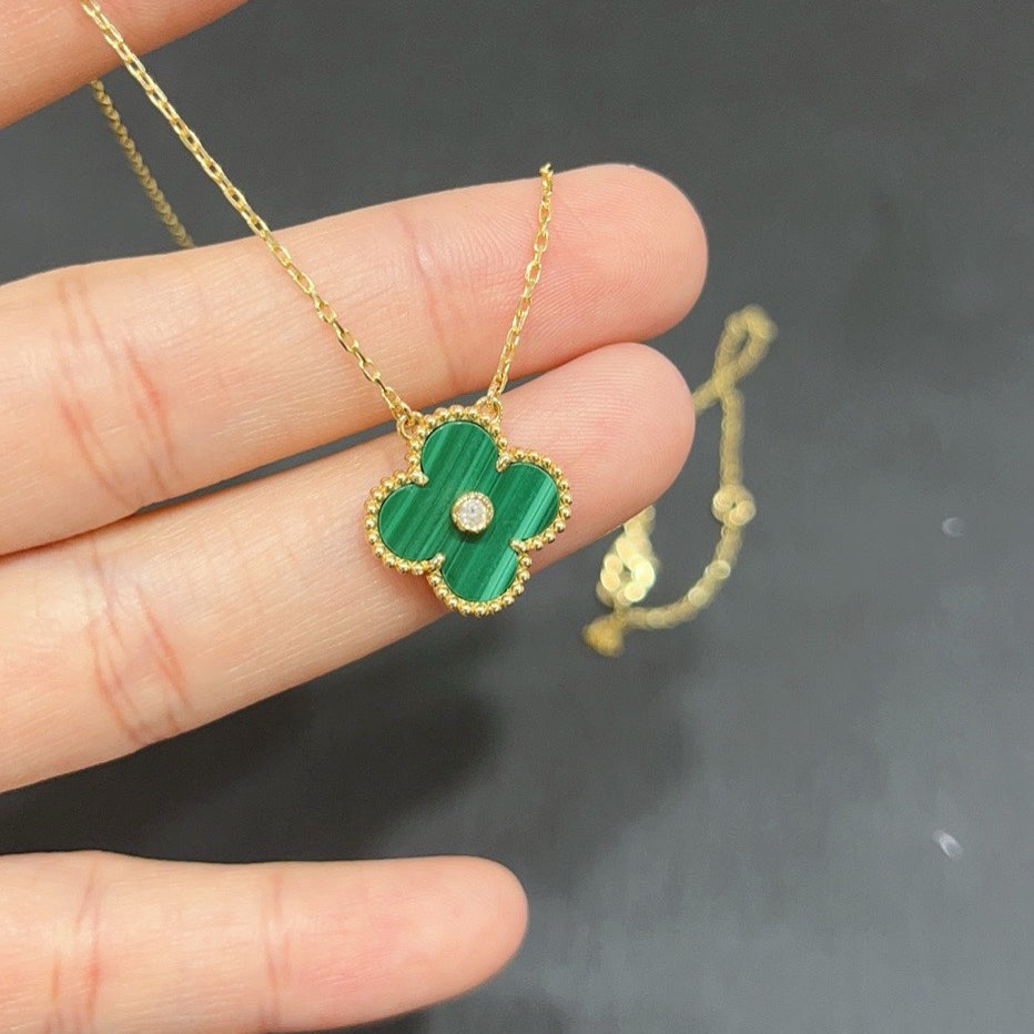 Dream CLOVER 15MM DIAMOND TÜRKIS HALSKETTE